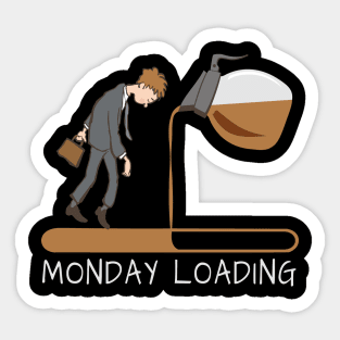 Funny Accountant Early Morning Tired First Coffee Sticker